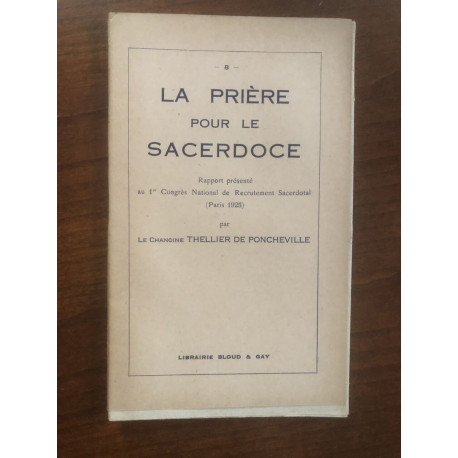 La prière pour le sacerdoce