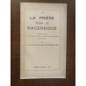 La prière pour le sacerdoce