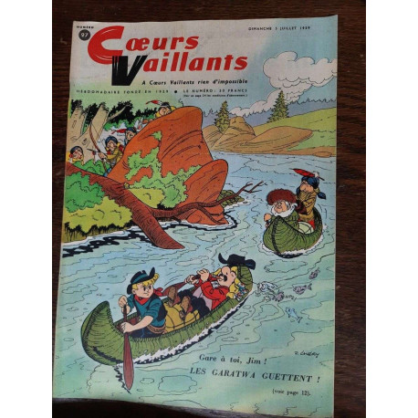 Coeurs Vaillants Nº 27 Juillet 1959
