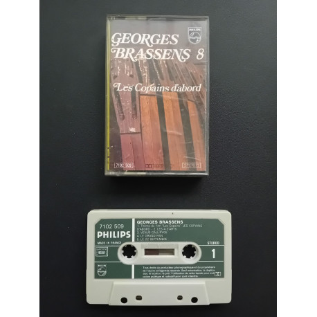 K7 Audio : Georges Brassens 8 - Les Copains d'Abord