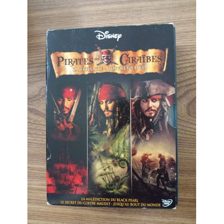 Pirates des caraïbes - la trilogie coffret 4 dvd