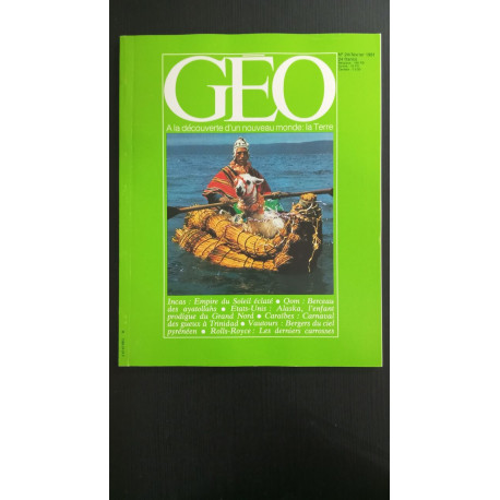 Revue Géo Magazine N° 24
