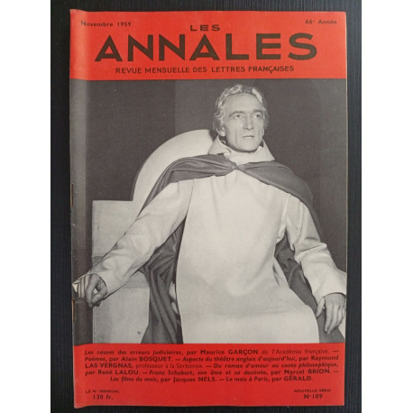 Revue Les Annales Conefrancia N° 109