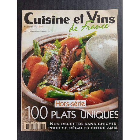 Revue Cuisine et Vins de France N° 1 H