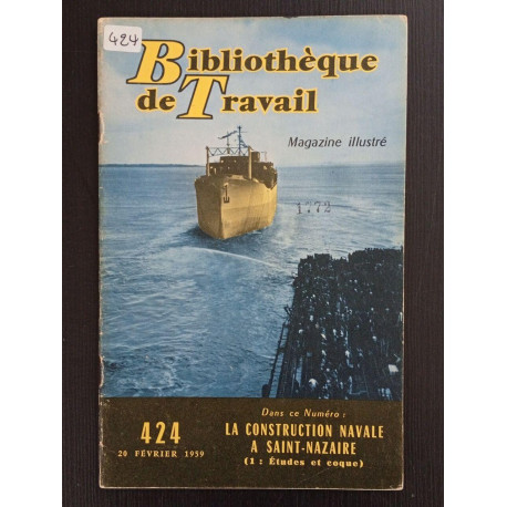 Revue Bibliothèque de Travail N° 424