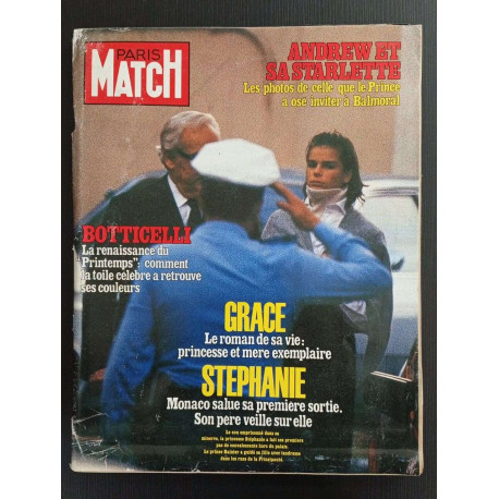 Revue Paris Match N° Boticelli