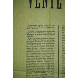 Affiche VENTE PAR LICITATION VOSGES à Attigny saint julien...