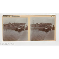 Vue Stéréoscopique Stéréo 59 DUNKERQUE Les Torpilleurs malo Les bains