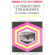Littératures étrangères de l'epoque romantique