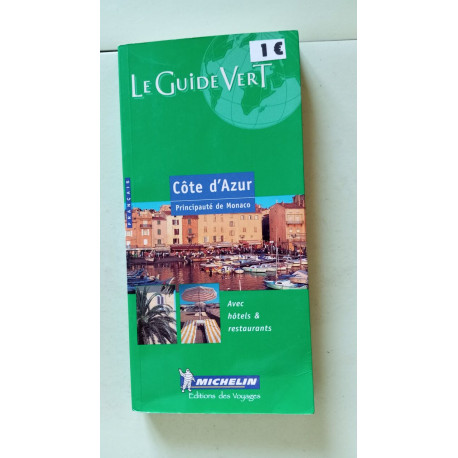 Côte d'azur le guide vert