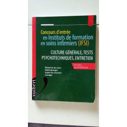 CONCOURS D'ENTREE EN INSTITUTS DE FORMATION EN SOINS INFIRMIERS...