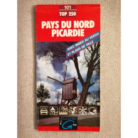 Pays du nord picardie avenc index au verso et plans de ville