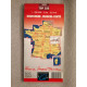 Bourgogne franche-comté avec index au verso et plans de ville