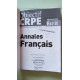 Objectif CRPE Annales Français 2019: Admissibilité écrit