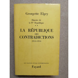 La republique des contradictions 1951-1954