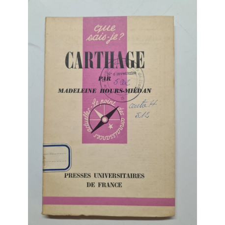 Que sais-je? N° 340 Carthage -