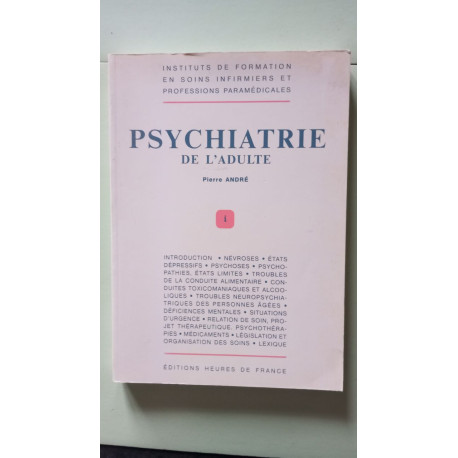 Psychiatrie de l'adulte