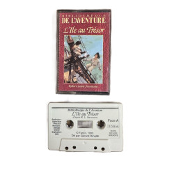 K7 Audio : L'Ille au Trésor - Bibliothèque de l'Aventure