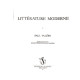 Litterature moderne