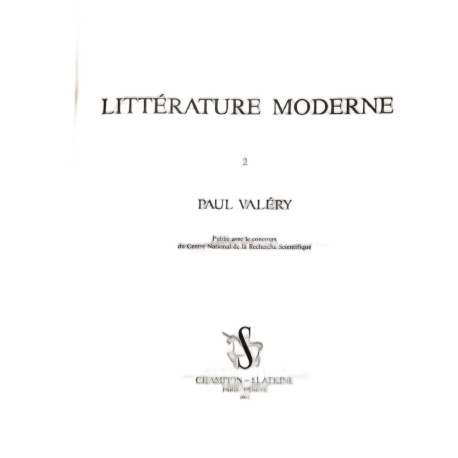 Litterature moderne