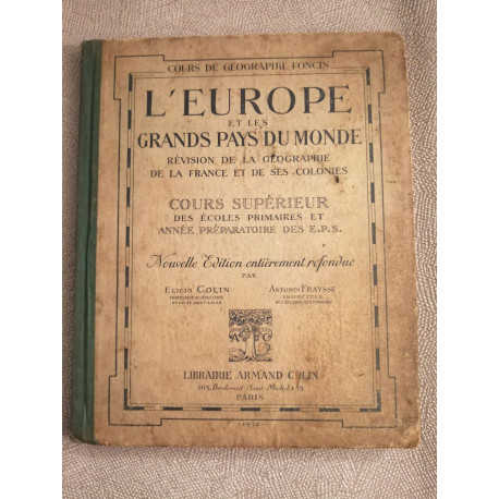 L'europe et les grands pays du monde
