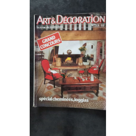 Art et Decoration nº 218 - la revue de mma maison 1980