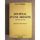 Journal d'une défaite ( aout 1939-juin 1940 )