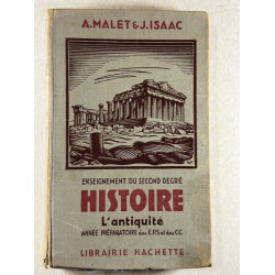 L'antiquité - Année préparatoire des E.P.S. et des C.C