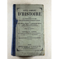 Cours complet d'histoire d'apres les programmes de 1885
