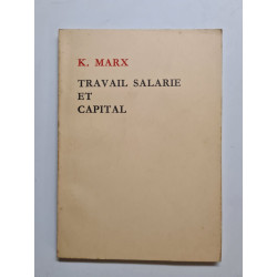 Travail salarie et capital