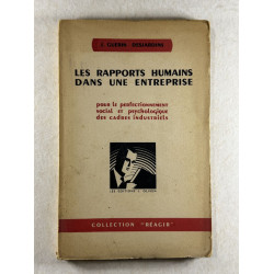 Les rapports humains dans une entreprise