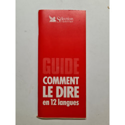 Guide comment le dire en 12 langues