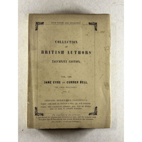 Collection british authors tauchnitz edition volume 146