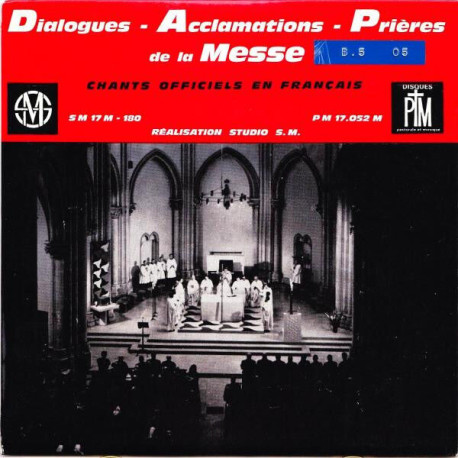 Dialogues Acclamations Et Prières De La Messe