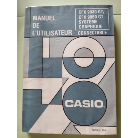 Manuel de l'utilisateur - casio