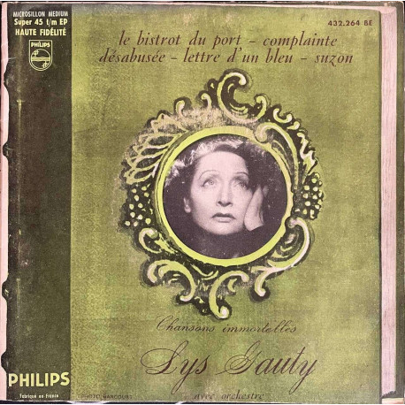 Lys GAUTY LE BISTROT DU PORT - LETTRE D'UN BLEU -SUZON