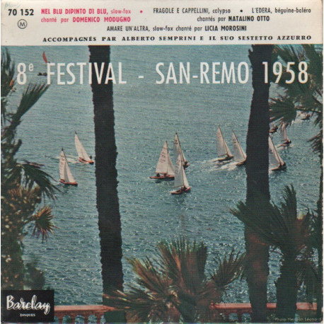 8º Festival - San-Remo 1958