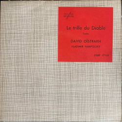 Le trille du Diable Tartini DAVID OÏSTRAKH VLADIMIR YAMPOLSKY