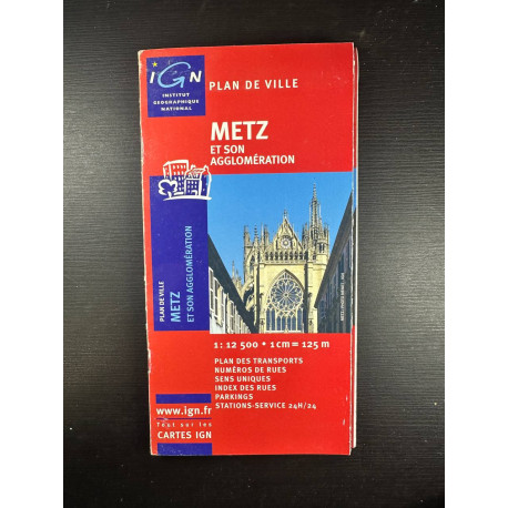 Metz et son agglomération 1:12 500 1 cm 125m