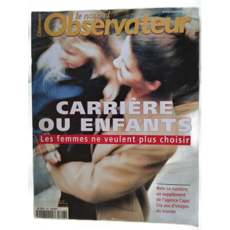 Le nouvel observateur: carrière ou enfants