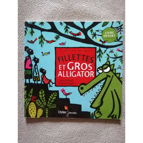 Fillettes et gros alligator