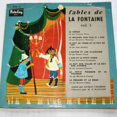 Fables De La Fontaine Vol. 3