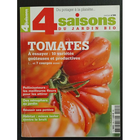 Revue 4 saisons du jardin bio N° 206
