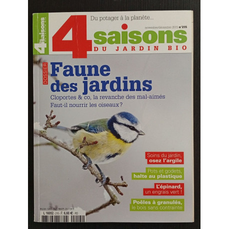 Revue 4 saisons du jardin bio N° 215