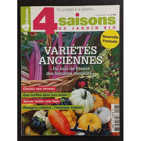 Revue 4 saisons du jardin bio N° 198