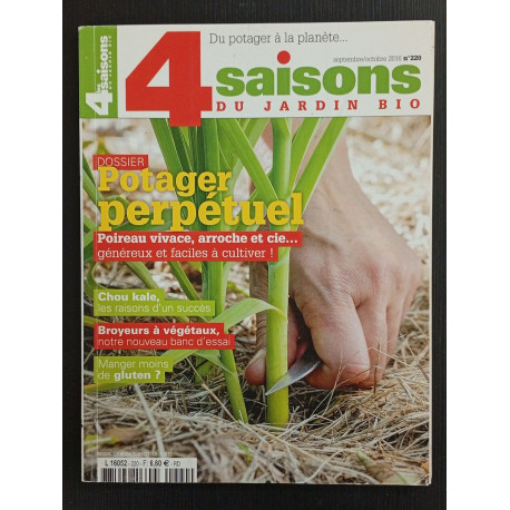 Revue 4 saisons du jardin bio N° 220