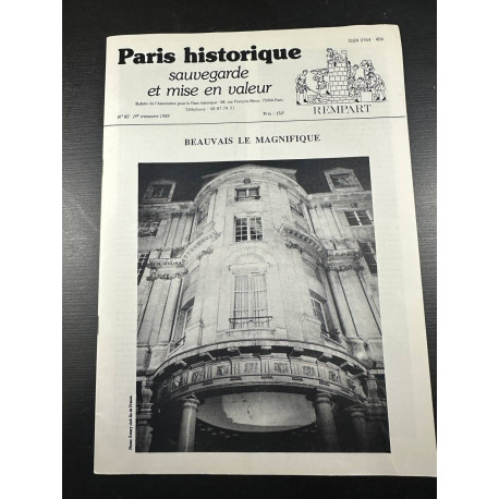 Paris historique sauvegarde et mise en valeur n°60