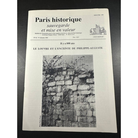 Paris historique sauvegarde et mise en valeur n°61