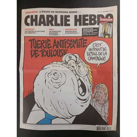Revue Charlie Hebdo N° 1031