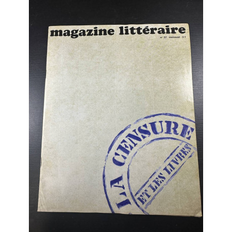 Magazine littéraire n°37